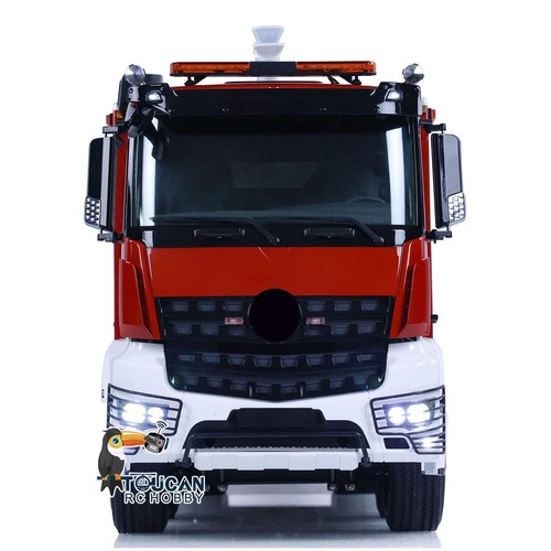 8x4 1/14 RC Fire Fighting Truck Fire Sprinkler Model W/ Sound Light I6S Radio - Picture 4 of 23