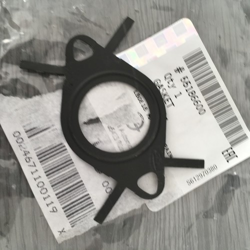 For VAUXHALL ZAFIRA ASTRA 1.9 EGR EXHAUST RECIRCULATION GASKET 55186600 - Picture 5 of 6