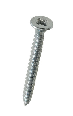 E-Norm Spanplattenschraube, Senkkopf, VG | PZ,  hell verz, 3,0 x 30 mm | VE=1000