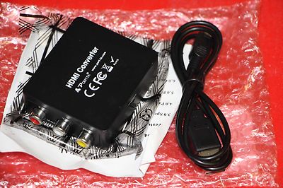 Portta HDMI converter HDMI to AV  Y W R CVBS - new