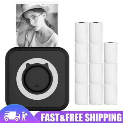 Mini Drucker Bluetooth Fotodrucker Mobiler Thermo Drucker Handy Taschendrucker