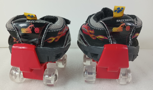 Build a Bear Roller Skates Skechers Hot-Lights Red and Black Assessories - Picture 3 of 6