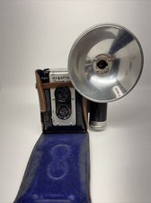 Vintage Argus Argoflex Seventy-five Camera Flash  Leather Case Untested