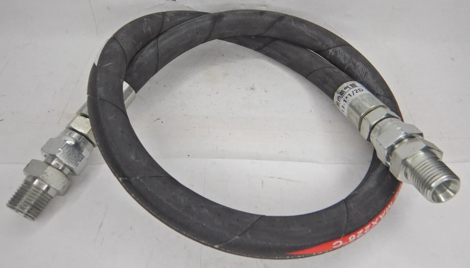 36” Hydraulic Hose Assembly Male NPT Male Hose 3/8 - Image 2 of 4