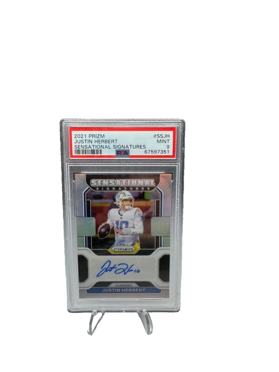 2021 Panini Prizm - Sensational Signatures Justin Herbert #SS-JH