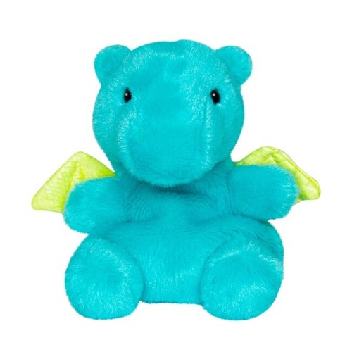 Juguete Suave Aurora - Palm Pals Dragon Turquesa, 15 cm