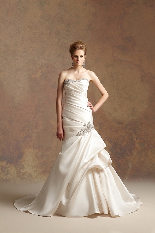 Jasmine Couture Bridal Gown T152007 Ivory Size 12 | eBay
