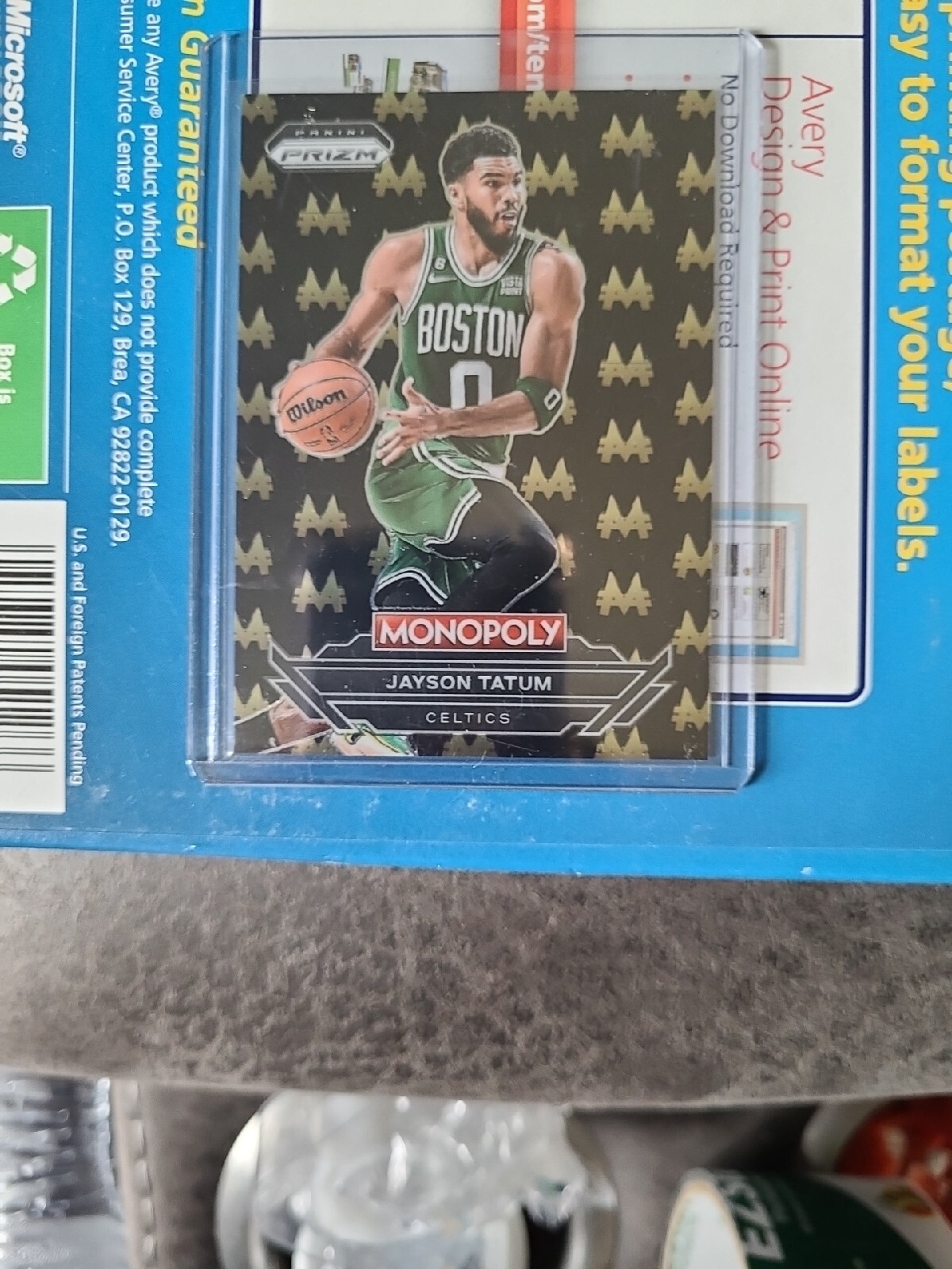 2022-23 JAYSON TATUM MONOPOLY PRIZM NBA ULTRA RARE MONEY BLACK PRIZM SP SSP #M2