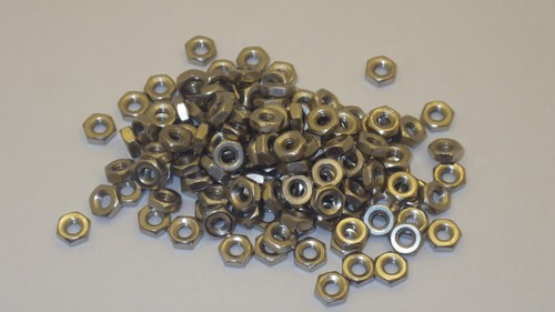 #6-32 COURSE HEX MACHINE SCREW NUTS 1/4