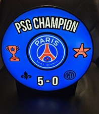 LAMPE DE CHEVET FOOT PSG BLANC ET BLEU (Kylian Mbappé