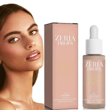 Zeria Drops Sunless Tanning Drops Natural Boost Melanin Enhancing Skin Tone 60ML