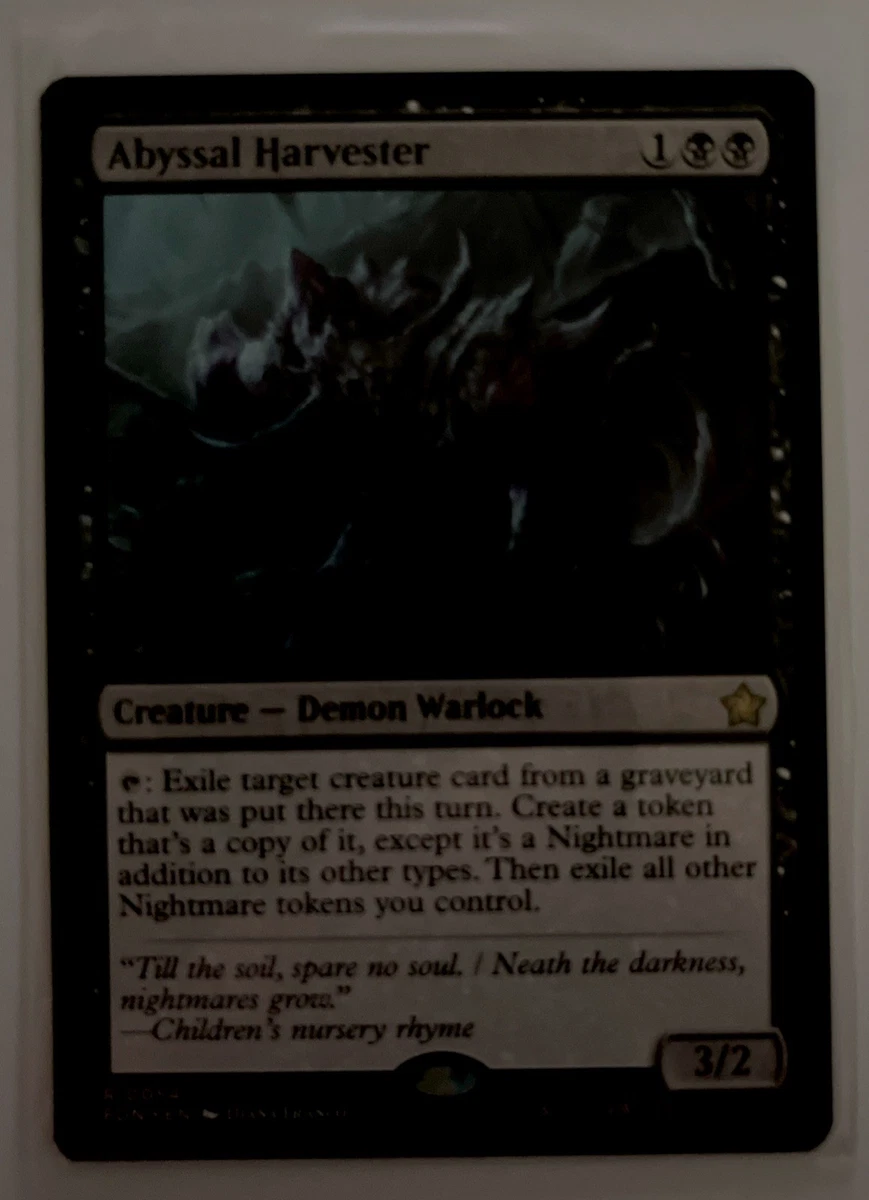 25+ The Abyss Magic: The Gathering Individual Trading Card Games