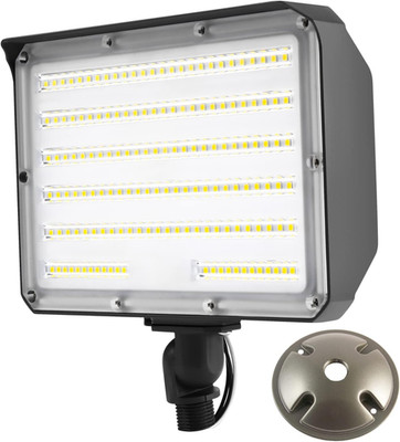 100W Dusk to Dawn LED Flood Light, 14000LM, Outdoor Security Lighting