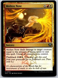 Molten Note 204/444 Secrets of Strixhaven Magic: The Gathering