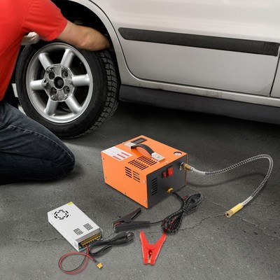 Air Compressor 4500PSI/30MPa Airing Compressing Tool W/ Transformer LED Display
