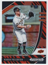 2020 Panini Prizm Draft Picks Kaden Polcovich Rookie RC Tiger Stripes /99 #PDP78