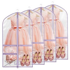 Clear Garment Bag for Dance Costumes 40  Clear PVC Dance Competition Bags Kid...