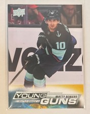 2022-23 Upper Deck Series 1 - MATTY BENIERS - #213 Young Guns RC| Seattle Kraken