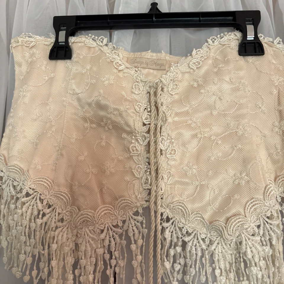 Corsé Vintage Hecho a Mano Diseño Por Margot-Huesado en Rosa Estilo Victoriano S Raro Foto 2 de 4