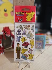2000 Vintage Pokemon Sticker Sheet -Pikachu Ninetales Venusaur  Arbok - C245A