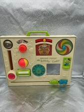 Vintage Fisher Price 134 Activity Center 1973 Baby Toddler Crib Busy Board. 