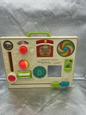 Vintage Fisher Price #134 Activity Center 1973 Baby Toddler Crib Busy Board. 