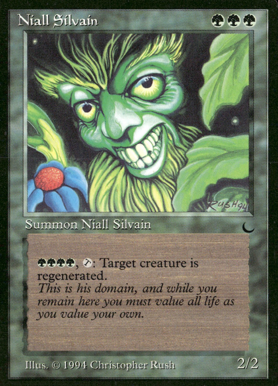 Niall Silvain #82 MTG The Dark DRK 1994 Reserved List Rare NM