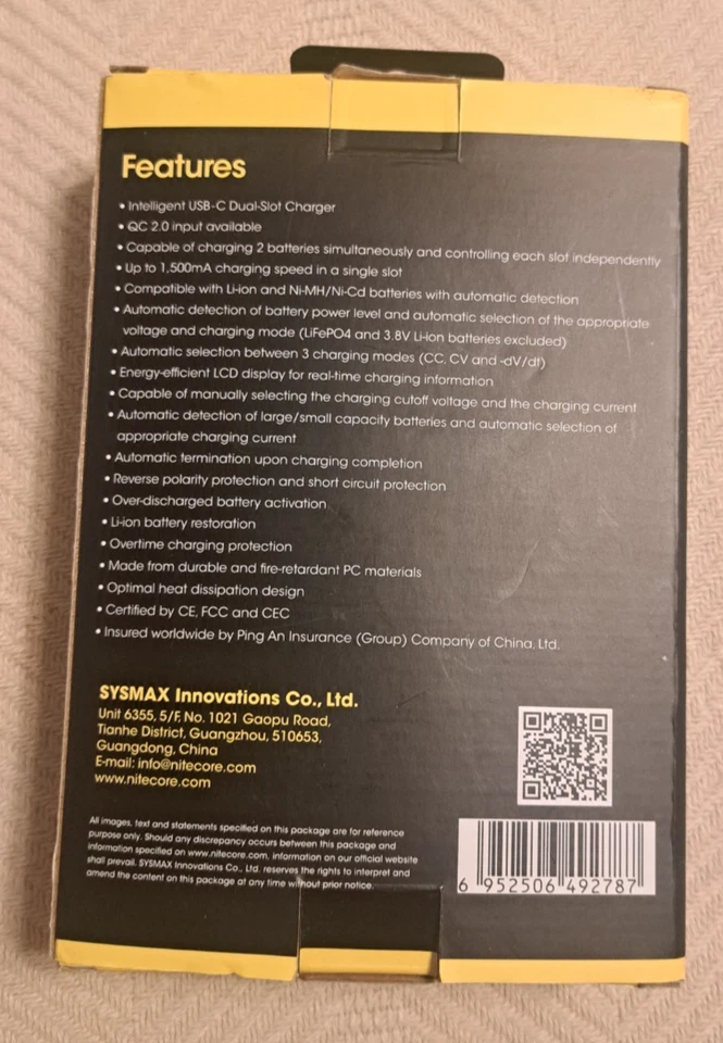 NiteCore model UM-2 Charger - Image 4 of 4