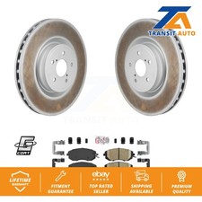 Front Coat Brake Rotors Ceramic Pad Kit For Toyota 86 Base GT With Brembo Brakes