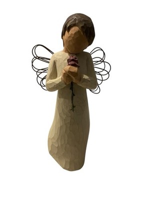 Willow Tree '' Loving Angel '' Rose Ornament DEMDACO 2002 Susan Lordi