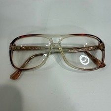 ELAN 404 Grey GD Vintage Oversized Eyeglasses Brown Clear 52 18 140 Retro