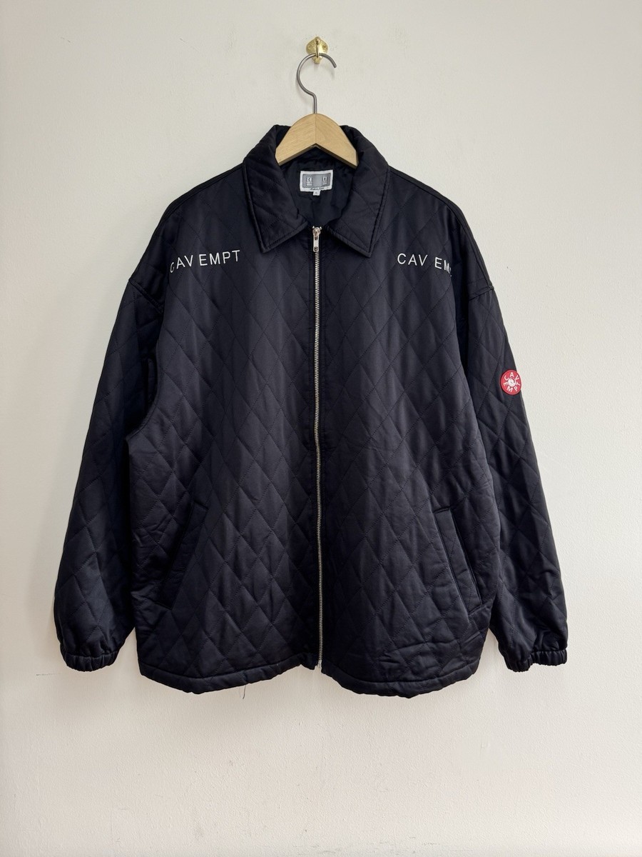 Cav Empt Quilt Zip Jacket Black Made in Japan Size L | eBay UK