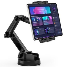 Tablet Mount for Truck, Car Tablet Holder iPad Mount, Heavy Duty Super Suctio...