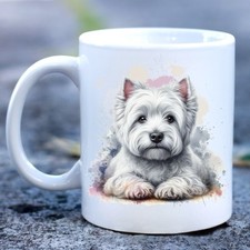 West Highland White Terrier Mug, Westie, Pet Dog - Gift, Birthday, Christmas