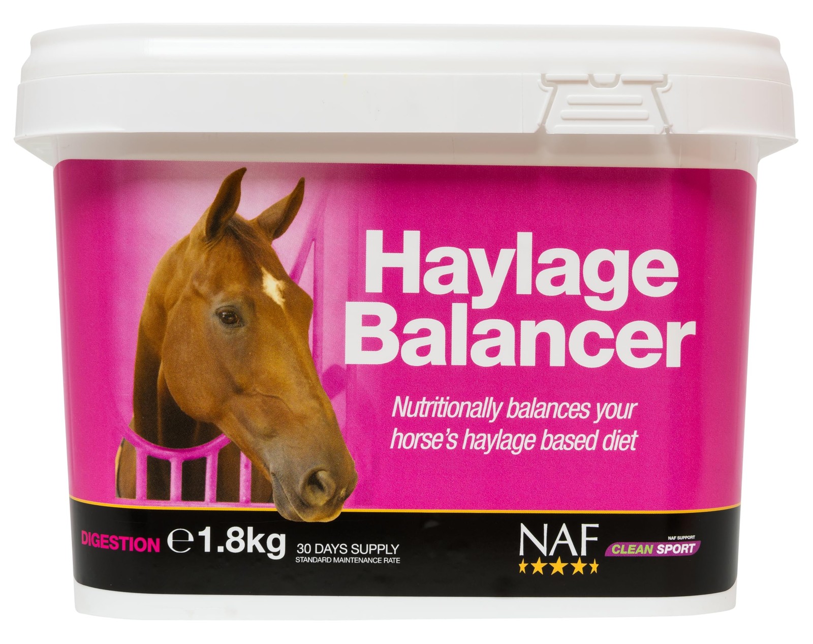 NAF Haylage Balancer 1.8kg – Digestive Supplement for Horses on Haylage –