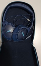 Bose SoundTrue Around-ear Blue Wired Headphones AE II w/Case Used