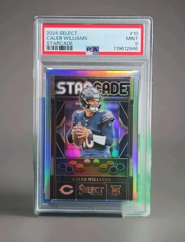 Panini 2024 Select Starcade Caleb Williams #10 PSA 9 Chicago Bears Rookie NFL