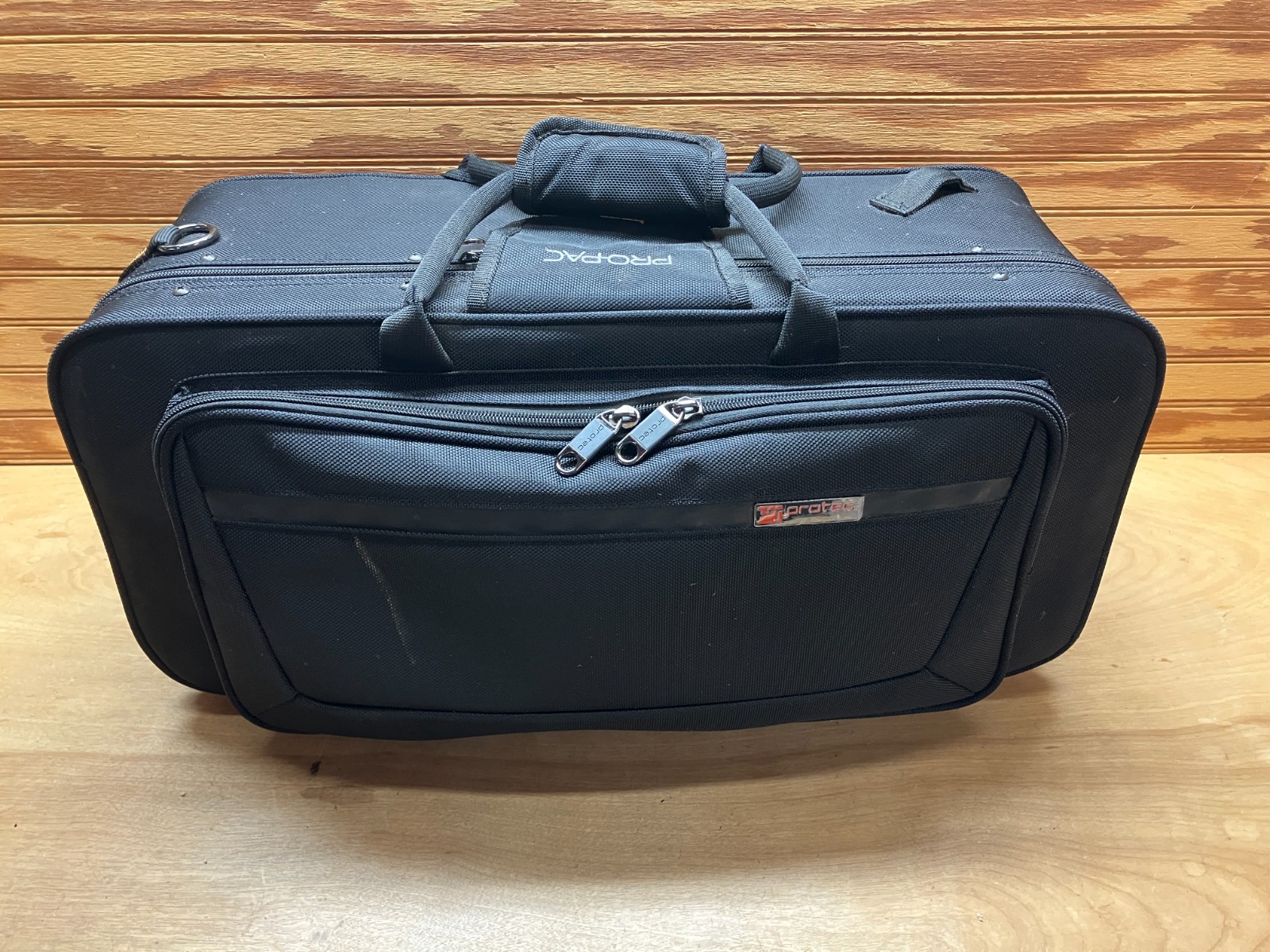 Protec PB301 PRO PAC Rectangular Trumpet Case Black Used VGC with Strap