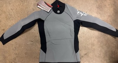 Zhik Mens Superwarm V Steamer featuring a gray and black color scheme Size M 