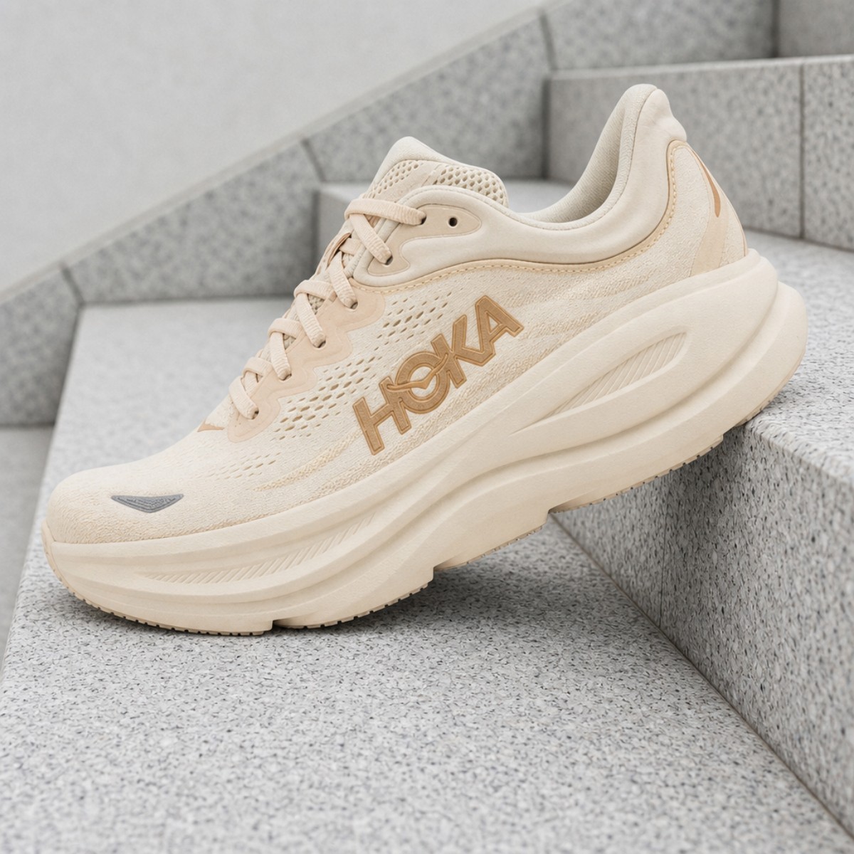 Hoka One One Bondi 9 Vanilla Birch 1162012-VCH Women's New | eBay