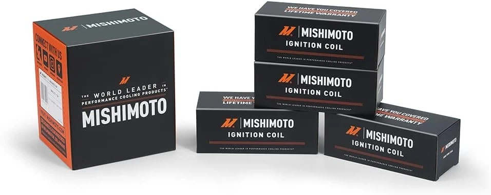 Mishimoto MMIG-STI-1104 点火线圈适用于 2011+ 斯巴鲁 WRX/STi 2.5L,4 件套 — 第 4/4 张图片