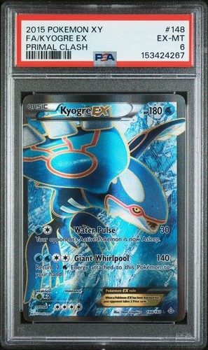 Kyogre-EX graded PSA 6 for sale on eBay