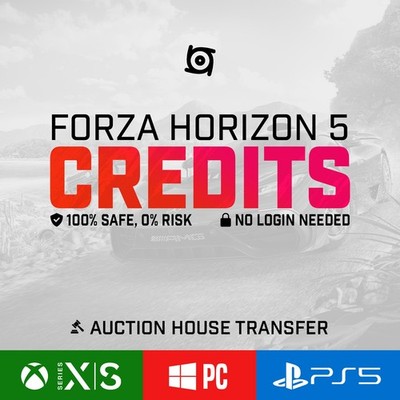 Forza Horizon 5 CR  100M-500M CREDITS  Xbox | PS5 | PC