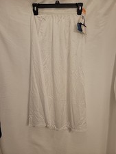 Vintage Vanity Fair Half Slip Size M White Aline Nylon Lace Trim 30" NWT