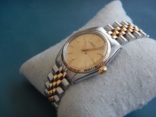 1977 ROLEX OYSTER PERPETUAL OR ACIER DANS SA BOÎTE SERVICE OK GARANTIE 2 ANS