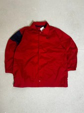 90s Vintage Nike Collared Red Windbreaker Size L