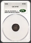 1856 Liberty Seated Half Dime CAC XF-40