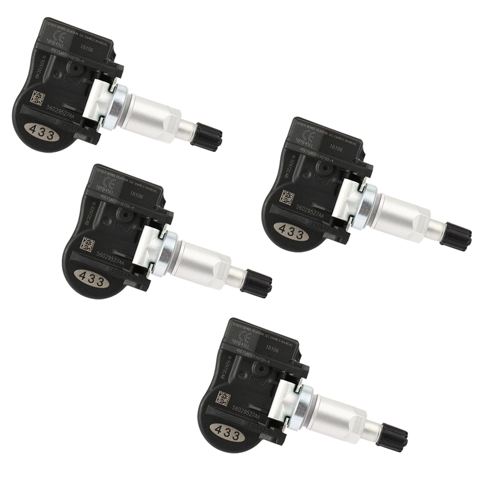 Sensor de presión de neumáticos 56029527AA de 4 piezas para Chrysler Town & Country 2008-2012 Foto 3 de 4