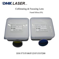D30 F75-155mm Fiber Laser Collimating Focus Lens fused sillica 1064nm Laser