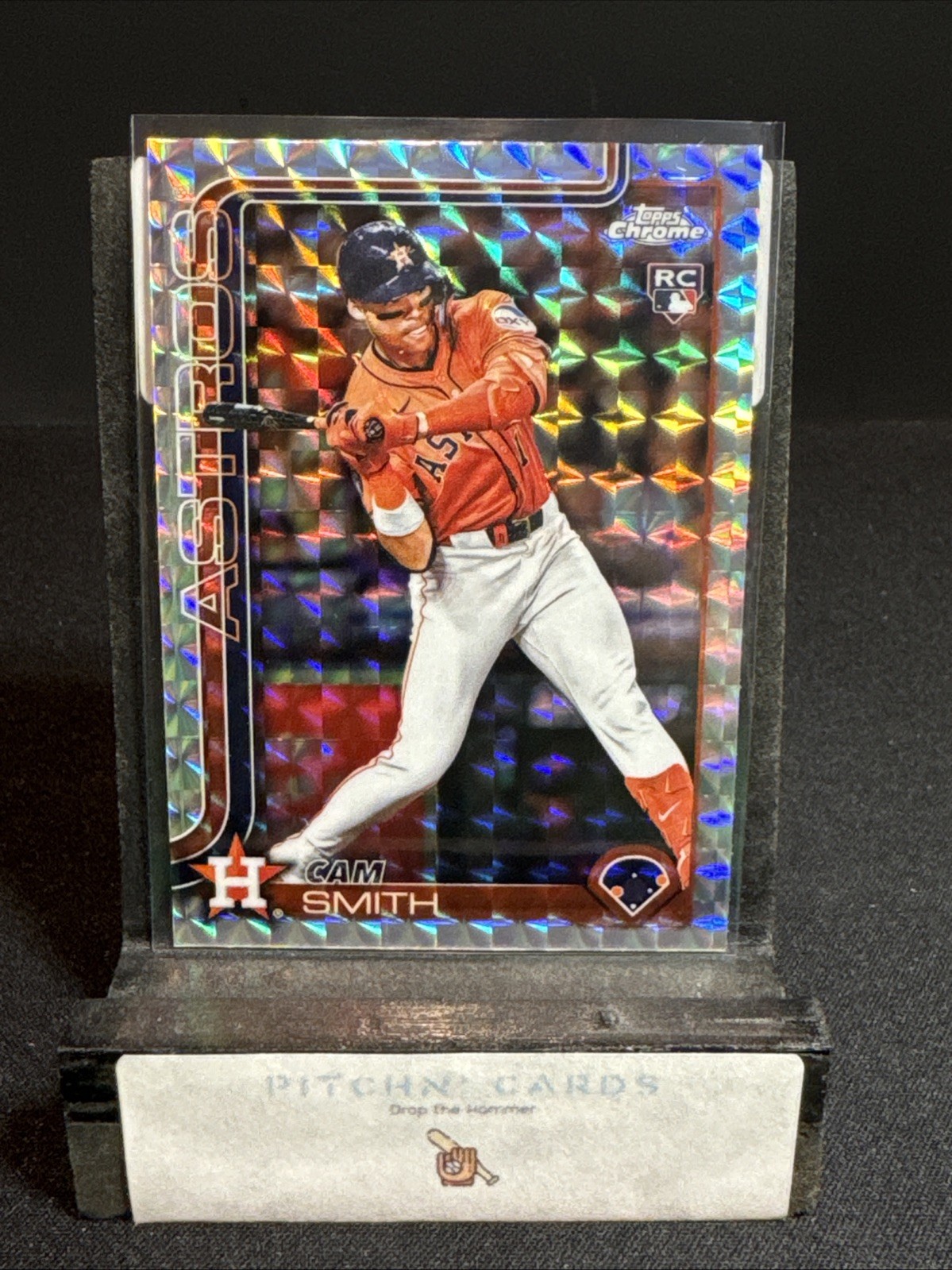 2025 Topps Chrome Update Cam Smith RC Geometric Refractor Rookie #USC145 Astros